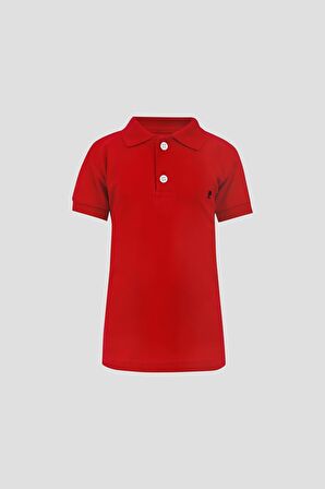 Unisex %100 Pamuk Polo Yaka Çocuk Tişört / T-shirt 303743