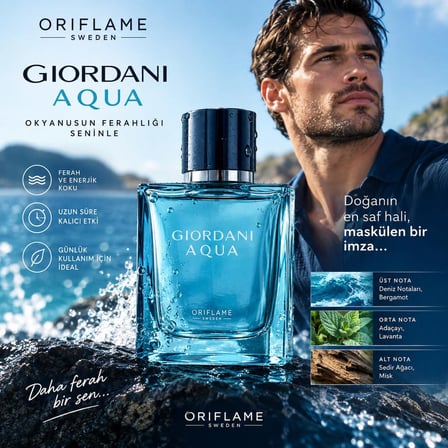 ORIFLAME GIORDINI AQUA 75 ML
