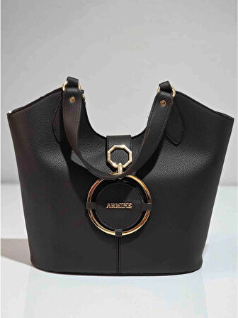 Armine 417  KAHVERENGİ KADIN OMUZ ÇANTASI 