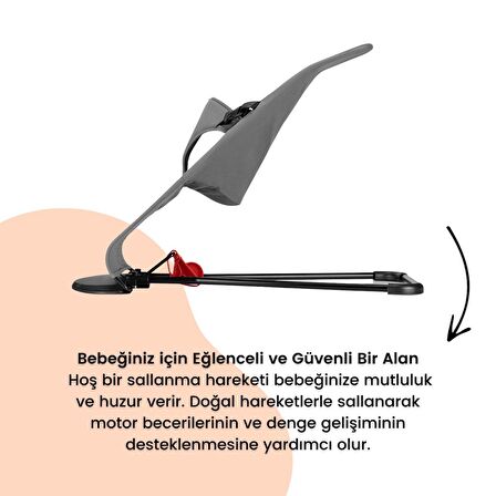 Gulz Sleeper Antrasit Sallanan Ana Kucağı