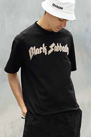 Black Sabbath The End World Tour Baskılı Unisex Oversize Rock Metal Tişört