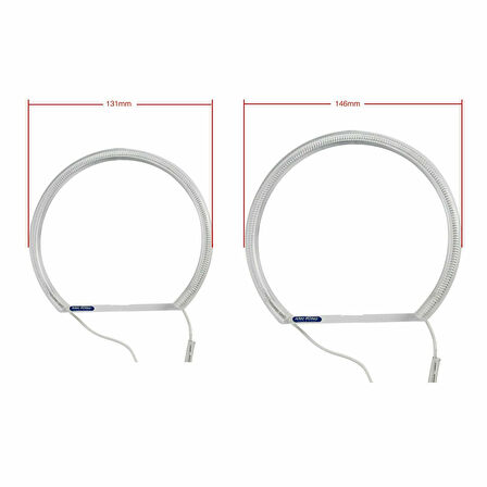 Bmw E46 Beyaz Far İçi Angel Led Halka