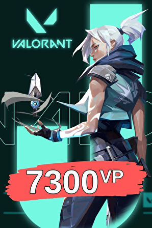 7300 VP Valorant Points