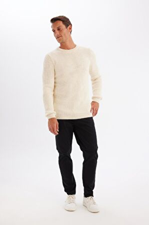 Tapered Fit Cepli Chino Kanvas Pantolon