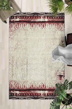 Kaymaz Taban Yıkanabilir Halı – Mutfak, Salon, Yatak Odası için Modern Dijital Baskı Halı (SLNHALI20