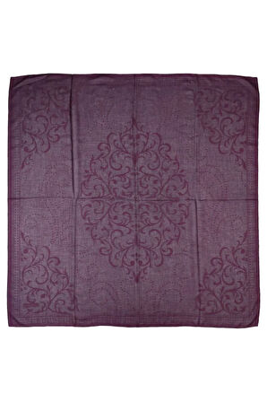 Mısırlı Eşarpları Pamuk Devore Etnik Desenli Eşarp