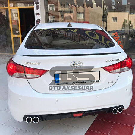  Hyundai Elantra 2012-2017 Bagaj Üstü Spoiler Bagaj Çıtası Piano Black