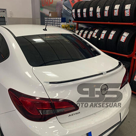  Opel Astra J Sedan Kasa Bagaj Üstü Slim Spoiler Piano Black Parlak