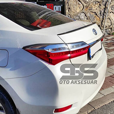  Toyota Corolla 2013-2018 Sedan Bagaj Üstü Spoiler Piano Black