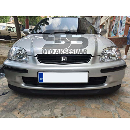  Honda Civic İes Lip Üniversal 2 Parça Astra H Tipi Esnek Tampon Eki