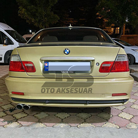 Bmw E46 1998-2005 Bagaj Üstü Slim Spoiler Piano Black Parlak Siyah