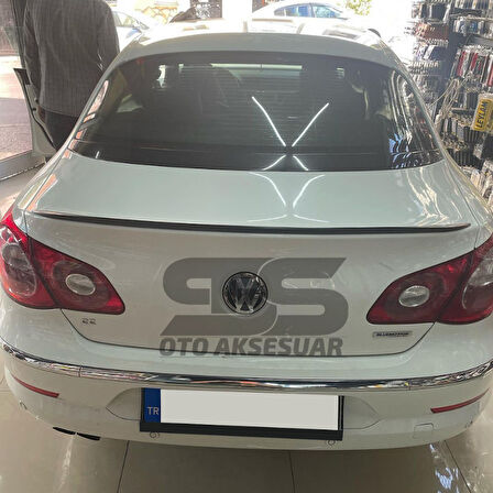 Volkswagen VW CC Bagaj Üstü Slim Spoiler Piano Black Parlak Siyah