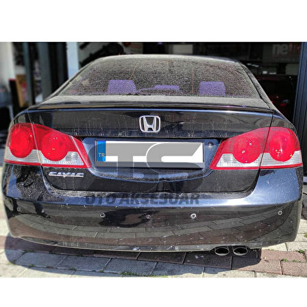 Honda Civic Fd6 Bagaj Üstü Black Piano Spoiler Bagaj Çıtası