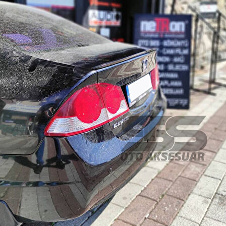 Honda Civic Fd6 Bagaj Üstü Black Piano Spoiler Bagaj Çıtası