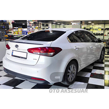 Kia Cerato Bagaj Üstü Slim Spoiler Piano Black Parlak Siyah