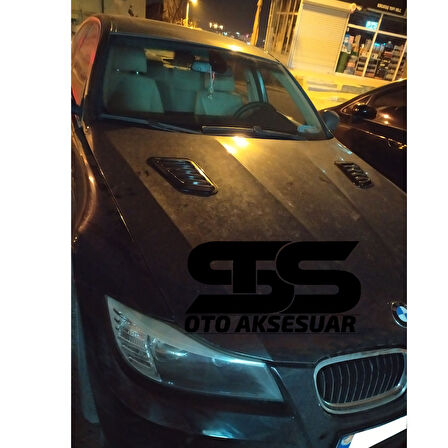 Bmw E90 Uyumlu Piano Black Kaput Üstü Havalandırma Izgarası