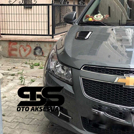 Chevrolet Cruze Uyumlu Piano Black Kaput Üstü Havalandırma Izgarası