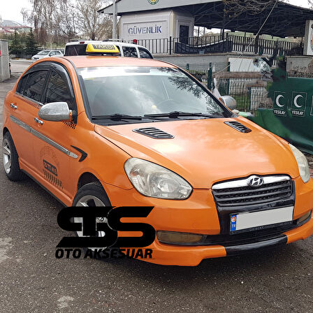 Hyundai Accent Era Uyumlu Piano Black Kaput Üstü Havalandırma Izgarası