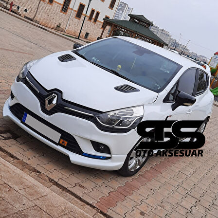 Renault Clio 4 Uyumlu Piano Black Kaput Üstü Havalandırma Izgarası