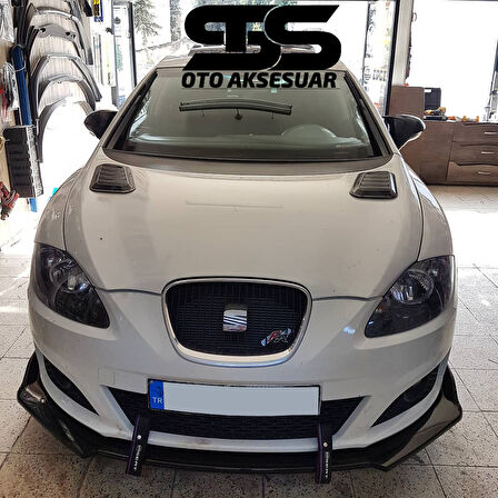 Seat Leon Mk2 Uyumlu Piano Black Kaput Üstü Havalandırma Izgarası