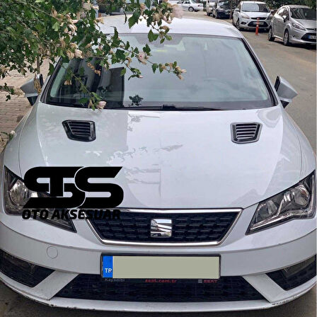 Seat Leon Mk3 Uyumlu Piano Black Kaput Üstü Havalandırma Izgarası