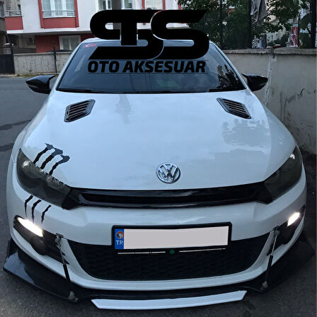 Volkswagen Scirocco Uyumlu Piano Black Kaput Üstü Havalandırma Izgarası