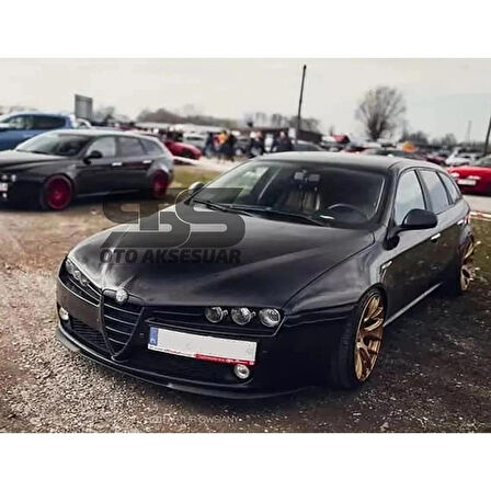 Alfa Romeo 146 Cupra R Uyumlu Ön Lip Mat Siyah Ön Tampon Lip