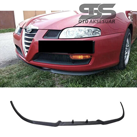 Alfa Romeo GT Cupra R Uyumlu Ön Lip Mat Siyah Ön Tampon Lip