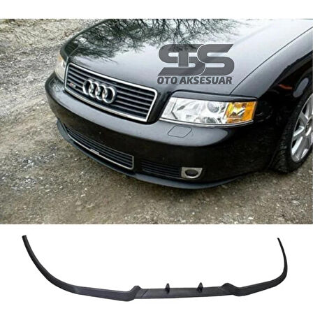 Audi A6 Rs6 Cupra R Uyumlu Ön Lip Mat Siyah Ön Tampon Lip