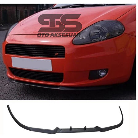 Fiat Grande Punto Cupra R Uyumlu Ön Lip Mat Siyah Ön Tampon Lip