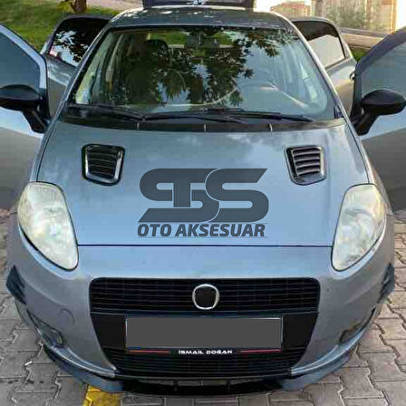 Fiat Punto Cupra R Uyumlu Ön Lip Mat Siyah Ön Tampon Lip