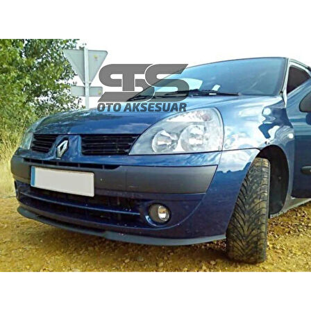 Renault Clio 2 1999-2007 Cupra R Uyumlu Ön Lip Mat Siyah Ön Tampon Lip