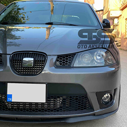 Seat Ibiza Mk2 Cupra R Uyumlu Ön Lip Mat Siyah Ön Tampon Lip