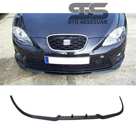 Seat Leon Mk2 Cupra R Uyumlu Ön Lip Mat Siyah Ön Tampon Lip