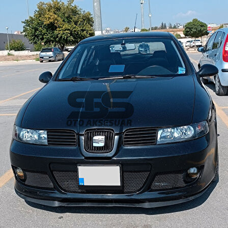 Seat Toledo Mk2 Cupra R Uyumlu Ön Lip Mat Siyah Ön Tampon Lip