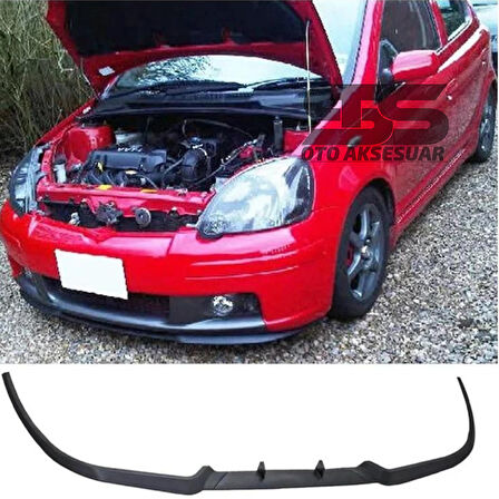 Toyota Yaris Cupra R Uyumlu Ön Lip Mat Siyah Ön Tampon Lip