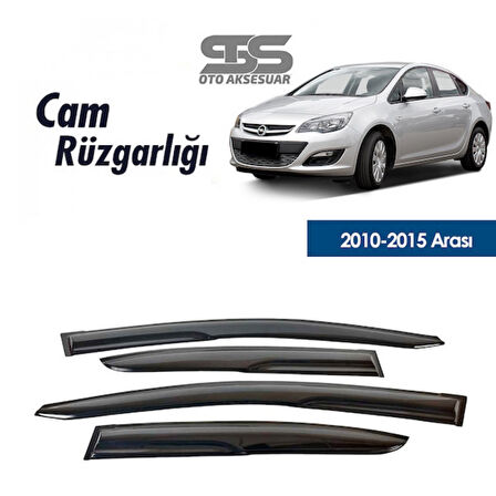 Cam Rüzgarlığı Opel Astra J 2010-2015 Mügen Tip Piano Black