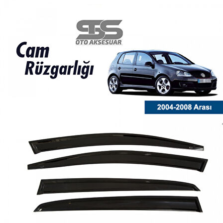 Cam Rüzgarlığı Volkswagen Golf 5 2004-2008 Mügen Tip Piano Black