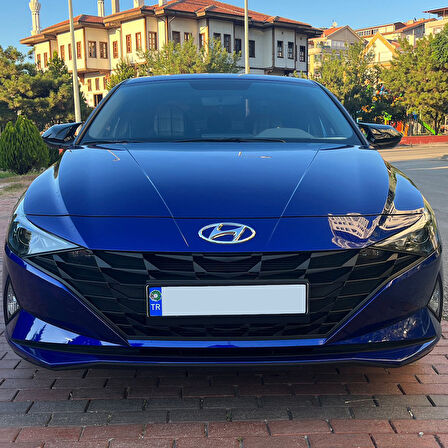 Hyundai Elantra Sinyalli Batman Yarasa Ayna Kapağı Piano Black 2021 Sonrası