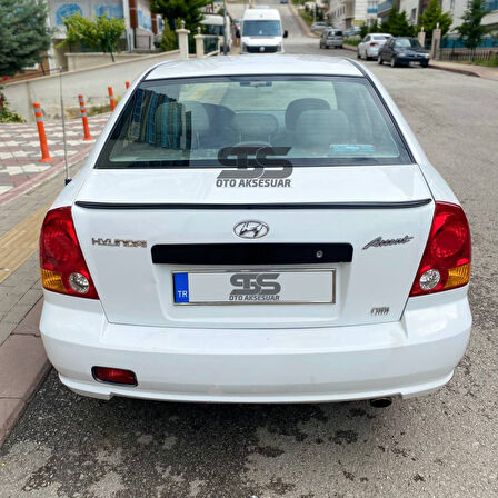 Hyundai Accent Admira Milenyum Bagaj Üstü Spoiler Piano Black Bagaj Üstü Spoyler