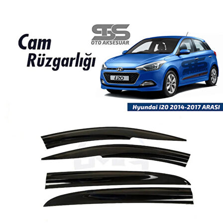 Cam Rüzgarlığı Hyundai  i20 2014-2017 Arası Mügen Tip Piano Black