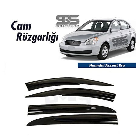 Cam Rüzgarlığı Hyundai Accent Era 2006-2012 Arası Mügen Tip Piano Black