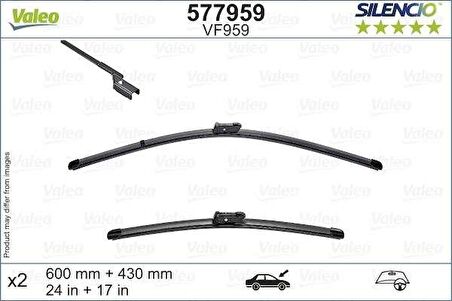 SILECEK TAKIM PARTNER-BERLINGO K9-RIFTER 600 MM 430 MM VALEO 577959 OEM