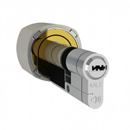 Kale Kilit 164ASYN Alarmlı Silindir 68 Mm Saten