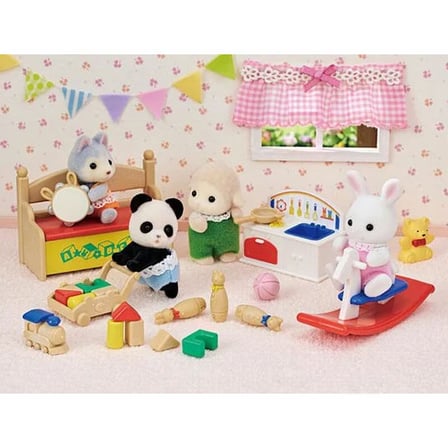 Sylvanian Ailesi  Tavşan ve Panda Bebeğin Oyun Odası Seti 5709