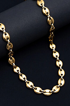 Erkek Çelik Kolye - Gemici Kalın Model Erkek Çelik Kolye - Paslanmaz Çelik