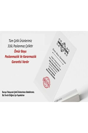 Erkek Çelik Kolye - Gemici Kalın Model Erkek Çelik Kolye - Paslanmaz Çelik