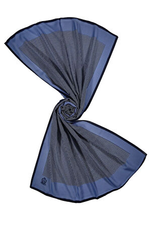 Mısırlı Eşarpları Kaz Ayağı Desenli Şifon Şal