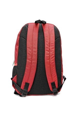 NK Kırmızı Unisex Okul Sırt Çantası 15' Laptop Bölmeli Çanta-9005
