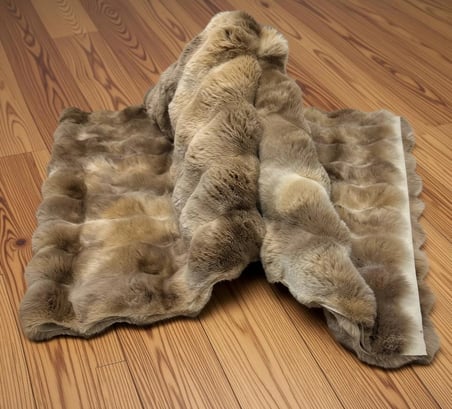 Carpet Dekor Bubble Yumuşak Lüx Peluş Halı Kahve-Beyaz